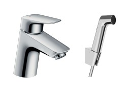 HANSGROHE - Logis Páková umývadlová batéria s bidetovou spŕškou, chróm (71290000)