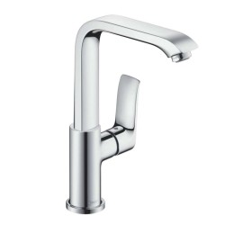 HANSGROHE - Metris New Umývadlová batéria s otočným výtokom a výpustom, chróm (31087000)