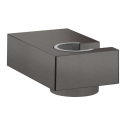HANSGROHE - Nástenný držiak sprchy Porter E, kefovaný čierny chróm (28387340)