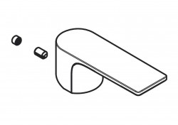 HANSGROHE - Ovládací páka Rebris E, matná černá (94645670)