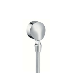 HANSGROHE - Pripojenie hadice FixFit E so spätným ventilom a s guľovým kĺbom, chróm (27505000)