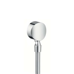 HANSGROHE - Pripojenie hadice FixFit S so spätným ventilom a s guľovým kĺbom, chróm (27506000)