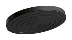 HANSGROHE - Pulsify S Hlavová sprcha, priemer 26 cm, EcoSmart, kefovaný čierny chróm (24141340)