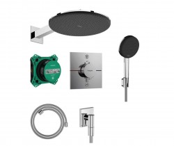 HANSGROHE - Raindance Alive S Sprchový set s termostatem pod omítku, průměr 30 cm, 3 proudy, chrom (24630000)