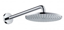 HANSGROHE - Raindance Hlavová sprcha 240, 1 prúd, EcoSmart 9 l/min, rameno 39 cm, chróm (27461000)