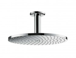 HANSGROHE - Raindance S Hlavová sprcha PowderRain 240, s prívodom od stropu, 10 cm, chróm (27620000)