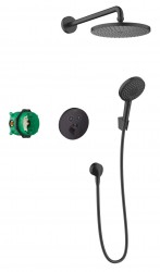 HANSGROHE - Raindance S Sprchový set 240, s termostatom ShowerSelect S pod omietku, matná čierna (27959670)