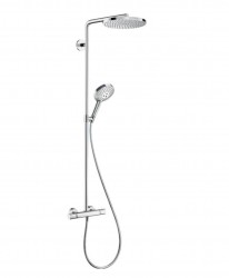 HANSGROHE - Raindance S Sprchový set s termostatem, průměr 24 cm, 3 proudy, EcoSmart+, chrom (28825000)