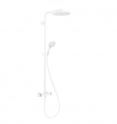 HANSGROHE - Raindance S Sprchový set s termostatem, průměr 24 cm, 3 proudy, EcoSmart, matná bílá (28823700)