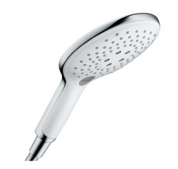 HANSGROHE - Raindance Select S Ručná sprcha 150, 3 prúdy, EcoSmart 9 l/min, biela/chróm (28588400)
