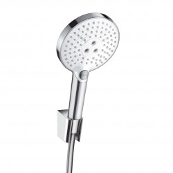 HANSGROHE - Raindance Select S Set sprchovej hlavice, 3 prúdy, držiaka a hadice, biela/chróm (26721400)