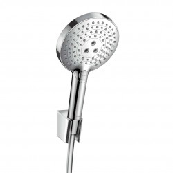 HANSGROHE - Raindance Select S Set sprchovej hlavice, 3 prúdy, držiaku a hadice, chróm (26721000)