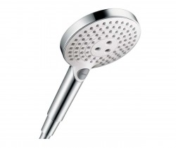 HANSGROHE - Raindance Select S Sprchová hlavica 120, 3 prúdy, EcoSmart, biela/chróm (26531400)