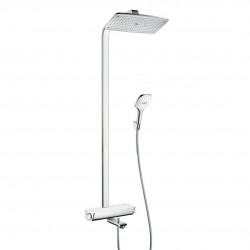 HANSGROHE - Raindance Select Sprchový set Showerpipe 360 ​​s vaňovým termostatom, 3 prúdy, biela/chróm (27113400)