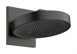HANSGROHE - Rainfinity Hlavová sprcha, průměr 25 cm, EcoSmart, kartáčovaný černý chrom (26227340)