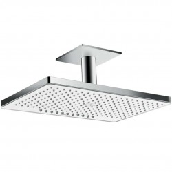 HANSGROHE - Rainmaker Select Hlavová sprcha 460, 2 prúdy, EcoSmart 9 l/min, sprchové rameno 10 cm, biela/chróm (24014400)