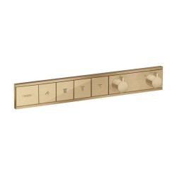 HANSGROHE - RainSelect Batéria pod omietku na 4 spotrebiče, kefovaný bronz (15382140)