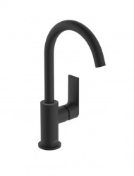 HANSGROHE - Rebris E Umývadlová batéria s výpusťou a otočným výtokom, matná čierna (72576670)