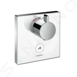 HANSGROHE - Shower Select Glass Highflow termostat pod omietku na 1 spotrebič a jeden dodatočný vývod, biela/chróm (15735400)