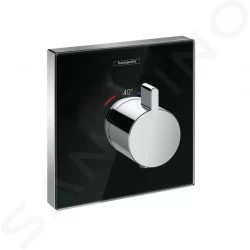 HANSGROHE - Shower Select Glass Termostatická batéria HighFlow pod omietku, čierna/chróm (15734600)