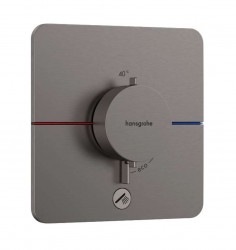 HANSGROHE - ShowerSelect Comfort Termostatická batéria pod omietku, kefovaný čierny chróm (15589340)