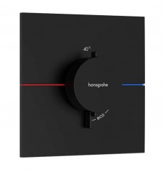 HANSGROHE - ShowerSelect Comfort Termostatická batéria pod omietku, matná čierna (15574670)
