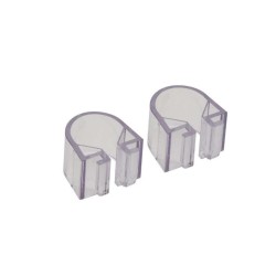 HANSGROHE - Svorky priemer 25 mm na misky na mydlo Casetta'D, 2 ks, číra (96192000)
