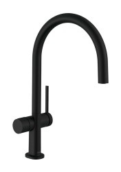 HANSGROHE - Talis M54 Drezová batéria Talis 220, s uzatváracím ventilom na spotrebič, matná čierna (72805670)