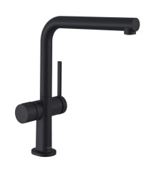 HANSGROHE - Talis M54 Drezová batéria Talis 270, s uzatváracím ventilom na spotrebič, matná čierna (72827670)