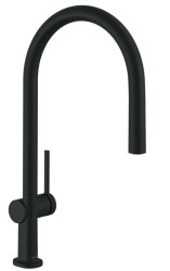 HANSGROHE - Talis M54 Drezová batéria Talis s výsuvnou koncovkou, matná čierna (72802670)