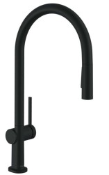 HANSGROHE - Talis M54 Drezová batéria Talis s výsuvnou spŕškou, EcoSmart, matná čierna (72842670)
