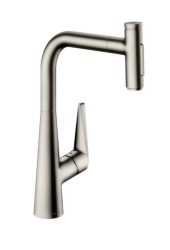 HANSGROHE - Talis Select M51 Drezová batéria s výsuvnou spŕškou, vzhľad nerezový (72823800)