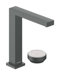 HANSGROHE - Tecturis E Umývadlová batéria s výpusťou, 2-otvorová inštalácia, CoolStart, EcoSmart+, kefovaný čierny chróm (73053340)