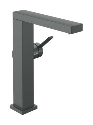 HANSGROHE - Tecturis E Umývadlová batéria s výpusťou Push-Open, CoolStart, EcoSmart+, kefovaný čierny chróm (73060340)