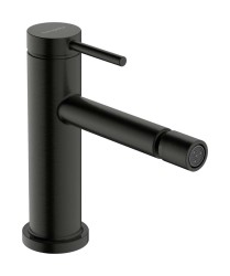 HANSGROHE - Tecturis S Bidetová batéria s výpusťou, EcoSmart, kefovaný čierny chróm (73201340)