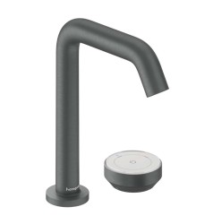 HANSGROHE - Tecturis S Umývadlová batéria s výpusťou, 2-otvorová inštalácia, CoolStart, EcoSmart+, kefovaný čierny chróm (73353340)