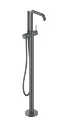 HANSGROHE - Tecturis S Vaňová batéria do podlahy, kefovaný čierny chróm (73440340)