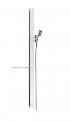 HANSGROHE - Unica'E Sprchová tyč 90 cm, so sprchovou hadicou, biela/chróm (27640400)