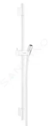 HANSGROHE - Unica'S Sprchová tyč 650 mm so sprchovou hadicou, matná biela (28632700)