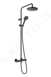 HANSGROHE - Vernis Blend Sprchový set Showerpipe 200 s termostatom, EcoSmart, matná čierna (26089670)