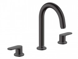 HANSGROHE - Vernis Blend Umývadlová batéria s výpusťou, 3-otvorová inštalácia, matná čierna (71553670)