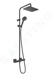 HANSGROHE - Vernis Shape Sprchový set Showerpipe 230 s termostatom, EcoSmart, matná čierna (26097670)
