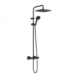 HANSGROHE - Vernis Shape Sprchový set Showerpipe 240 s termostatom, 2 prúdy, EcoSmart, matná čierna (26429670)
