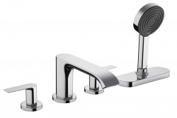HANSGROHE - Vivenis Batéria na okraj vane, 4-otvorová inštalácia, sBox, chróm (75444000)