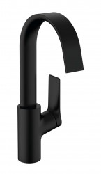 HANSGROHE - Vivenis Umývadlová batéria 210, s výpustom a otočným výtokom, EcoSmart, matná čierna (75030670)