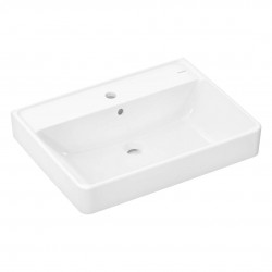 HANSGROHE - Xanuia Q Umývadlo 65x48 cm, s prepadom, otvor na batériu, SmartClean, biela (61011450)