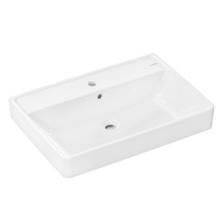 HANSGROHE - Xanuia Q Umývadlo 70x48 cm, s prepadom, otvor na batériu, biela (60221450)