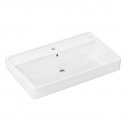 HANSGROHE - Xanuia Q Umývadlo 80x48 cm, s prepadom, otvor na batériu, biela (60225450)