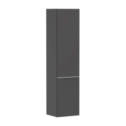 HANSGROHE - Xelu Q Vysoká skrinka 40x165x35 cm, 2 dvierka, pánty vľavo, matná sivá/matná biela (54136700)