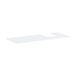 HANSGROHE - Xevolos E Doska pod umývadlo, 137x55 cm, výrez vpravo, matná biela (54206700)